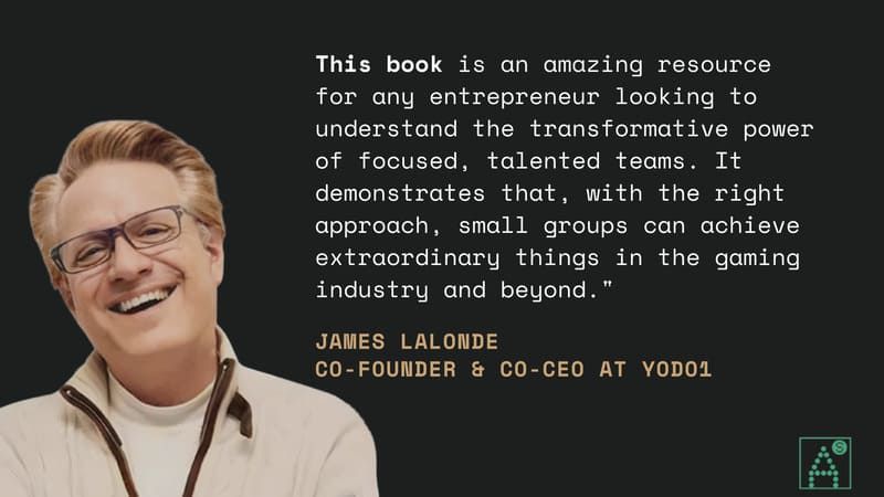 Testimonial from James LaLonde, Co-founder & Co-CEO at Yodo1