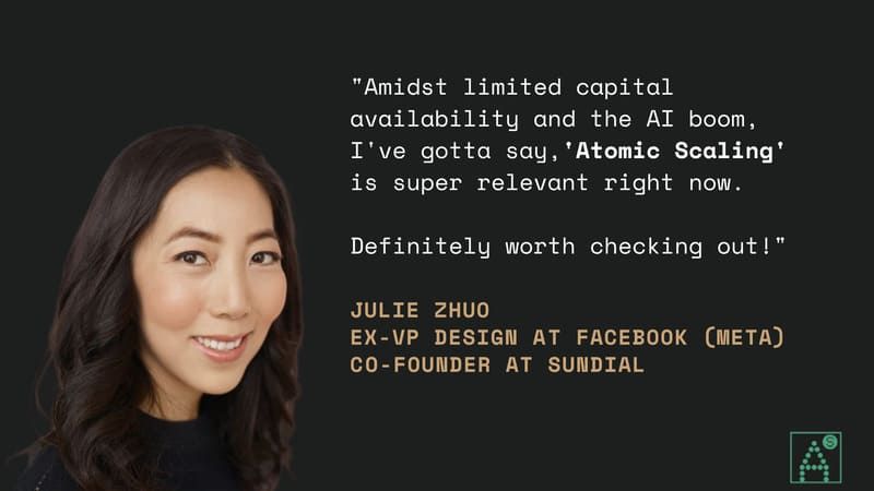 Testimonial from Julie Zhuo, ex-VP Design at Facebook (Meta)