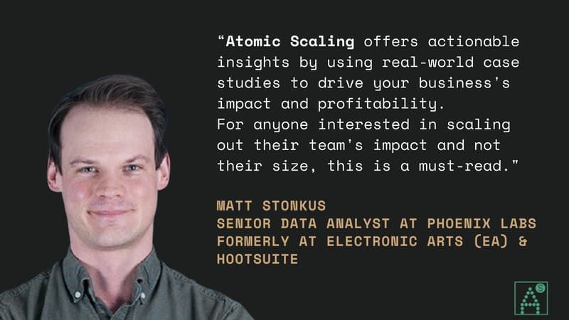 Testimonial from Matt Stonkus, senior data analyst at Phoenix Labs