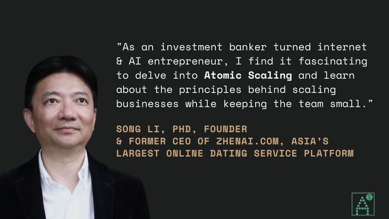 Testimonial from Song Li, founder and former CEO of Zhenai.com