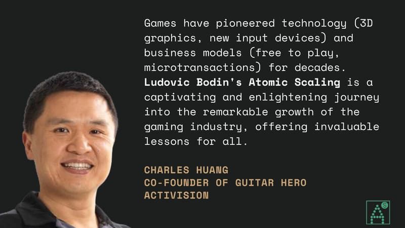 Testimonial from Charles Huang, Co-founder of Guitar Hero