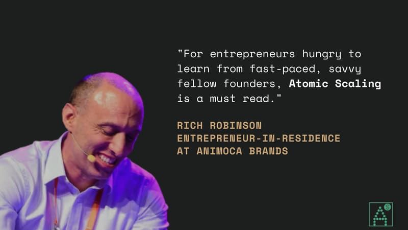 Testimonial from Rich Robinson, Entrepreneur-in-Residence at Animoca Brands